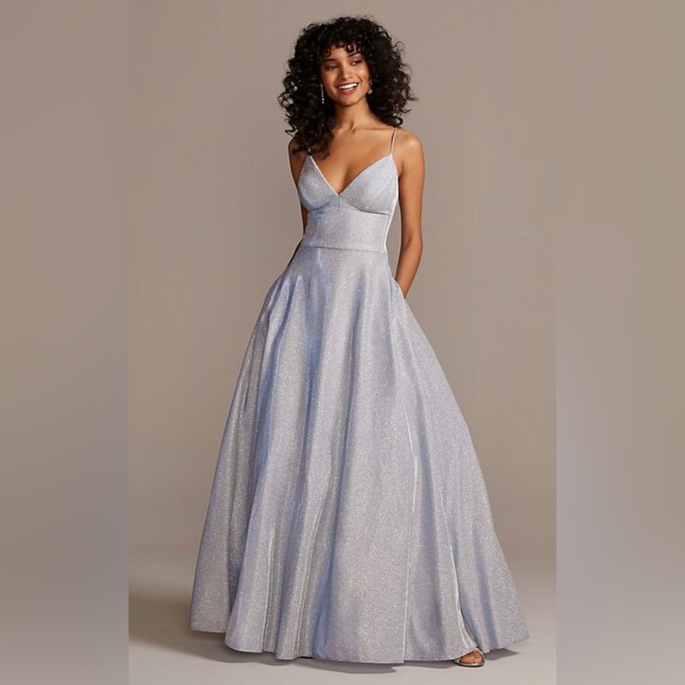 Blue Camille la vie prom dress
